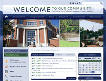 Tablet Screenshot of albany.ga.us