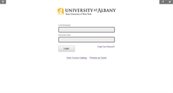 Desktop Screenshot of blackboard.albany.edu