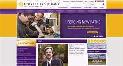 Desktop Screenshot of albany.edu