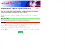 Tablet Screenshot of netreg.albany.edu